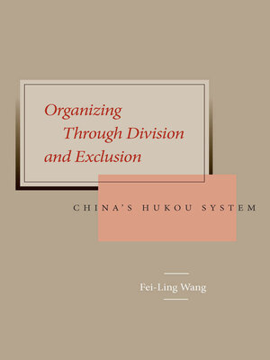 cover image of Organizing Through Division and Exclusion